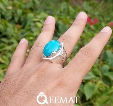 authentic turquoise silver ring