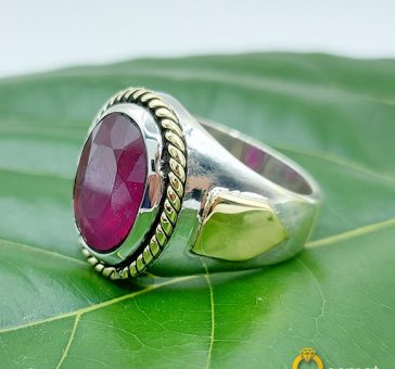 Buy Online Beautiful Garnet Stone Ring For Men
