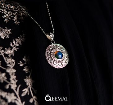ethiopian-fire-opal-necklace-of-silver