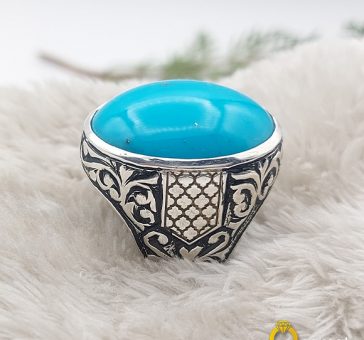 Handmade Turquoise Ring For Men
