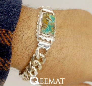 sterling-silver-firoza-stone-bracelet-for-men
